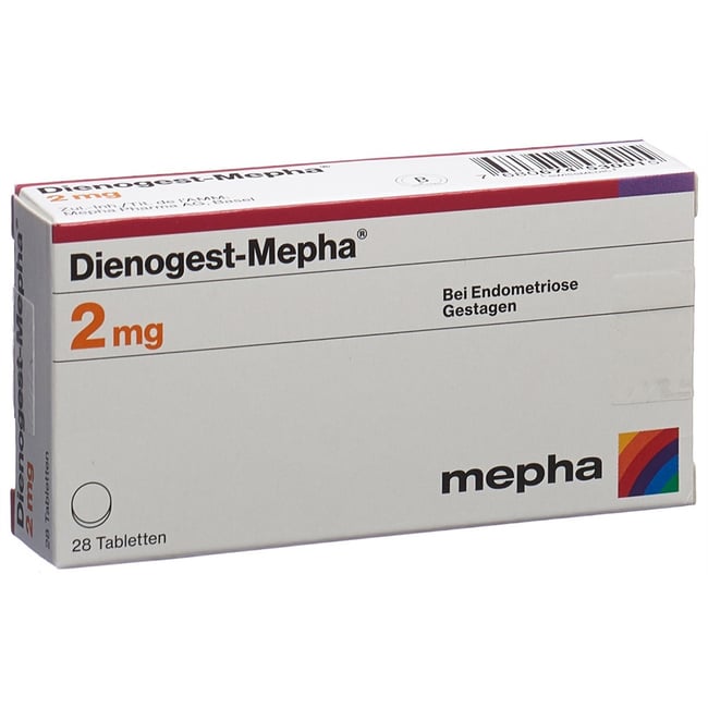 DIENOGEST Mepha Tabl 2 mg Blist 28 Stk Sun Store Apotheke