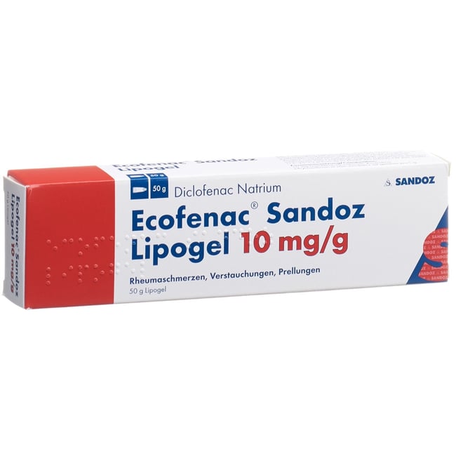 ECOFENAC Sandoz Lipogel 10 Mg G Tb 50 G Sun Store Apotheke