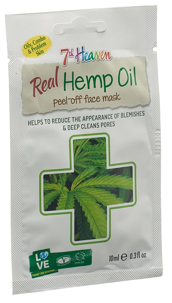 7th Heaven Real Hemp Oil Peel-off Mask, Hauptbild