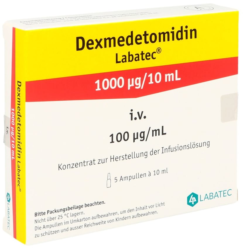 Labatec Injection DEXMEDETOMIDIN Labatec conc perf 1000 mcg/10ml amp 5 pce | Farmacia Sun ...
