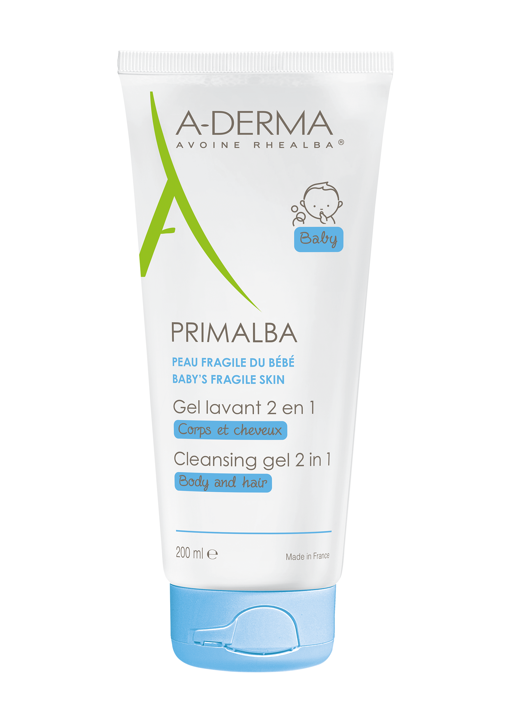 A-DERMA PRIMALBA gel lavant 2 en 1, image principale