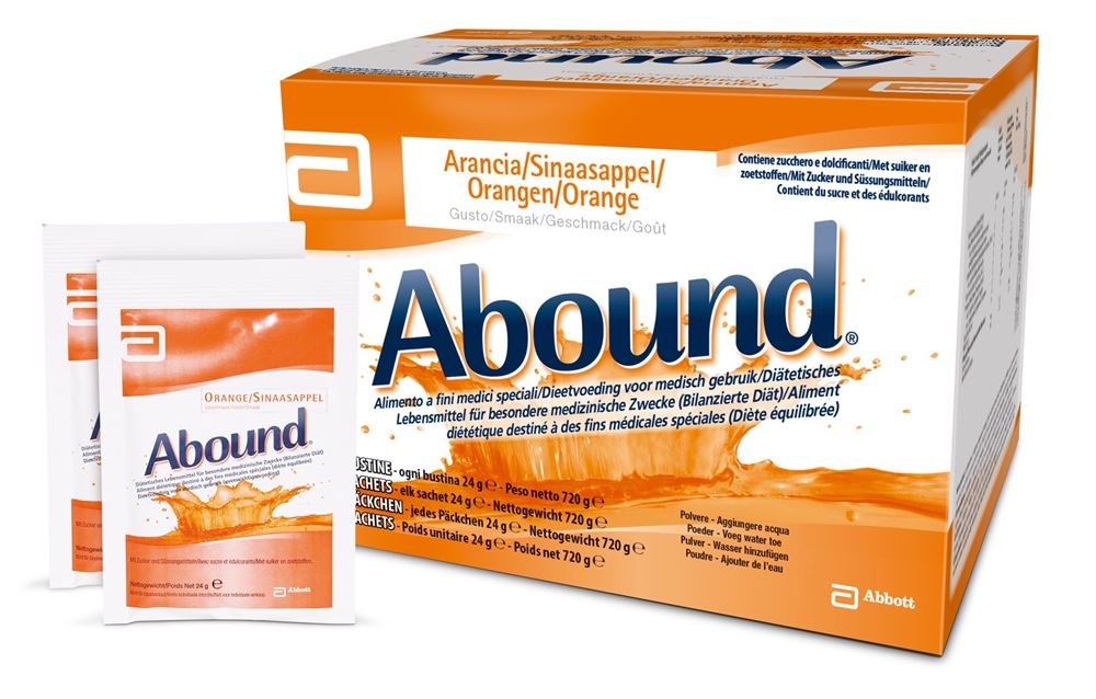 ABOUND Plv Orange Btl 24 g