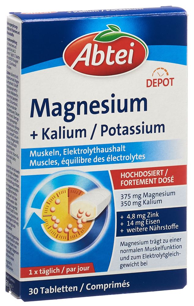 ABTEI Magnesium + potassium dépôt, image principale