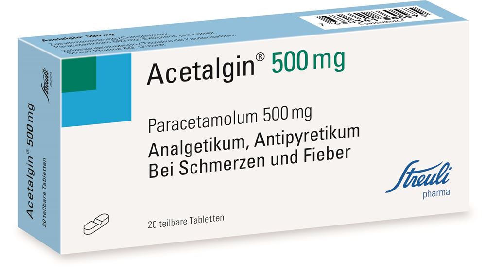 ACETALGINE cpr 500 mg blist 20 pce