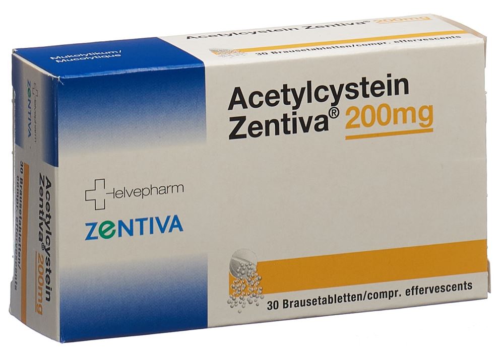 ACETYLCYSTEINE Zentiva 200 mg, Hauptbild