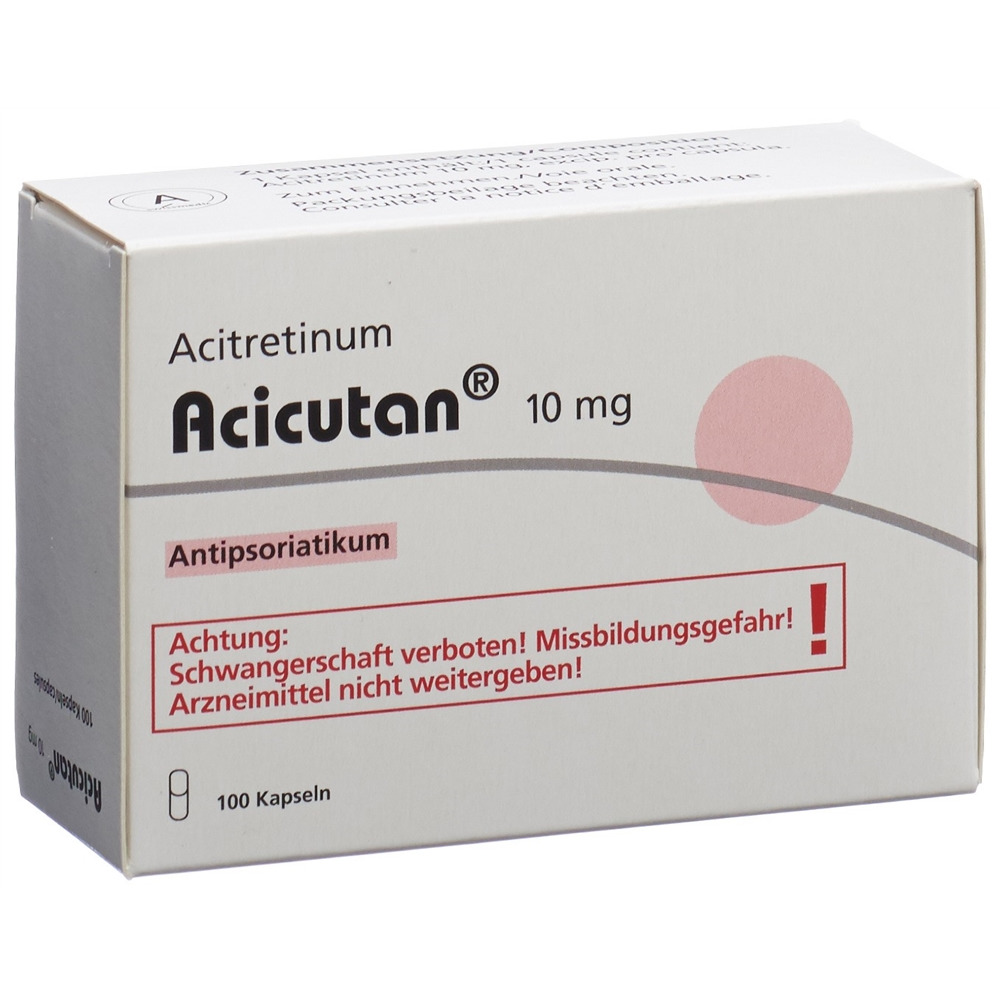 ACICUTAN caps 10 mg blist 100 pce, image principale