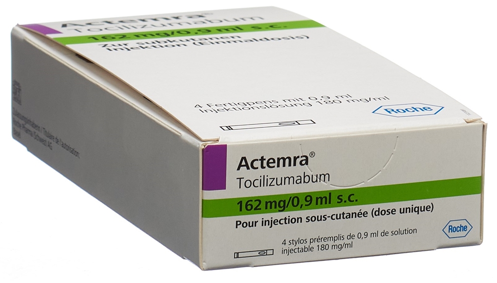 ACTEMRA Inj Lös 162 mg/0.9ml Fertigpen Fertpen 4 Stk, Bild 2 von 2