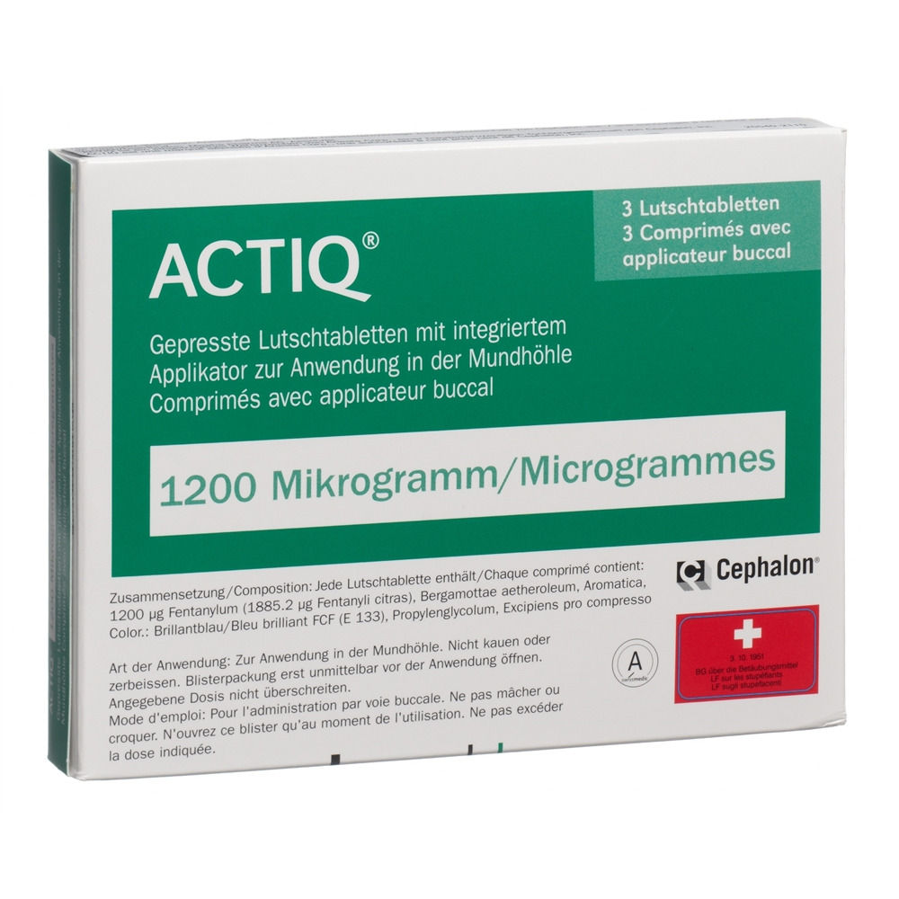 ACTIQ comprimés buccaux 1200 mcg, image principale