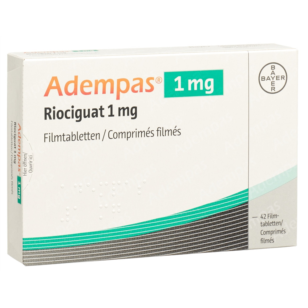 ADEMPAS cpr pell 1 mg blist 42 pce, image principale