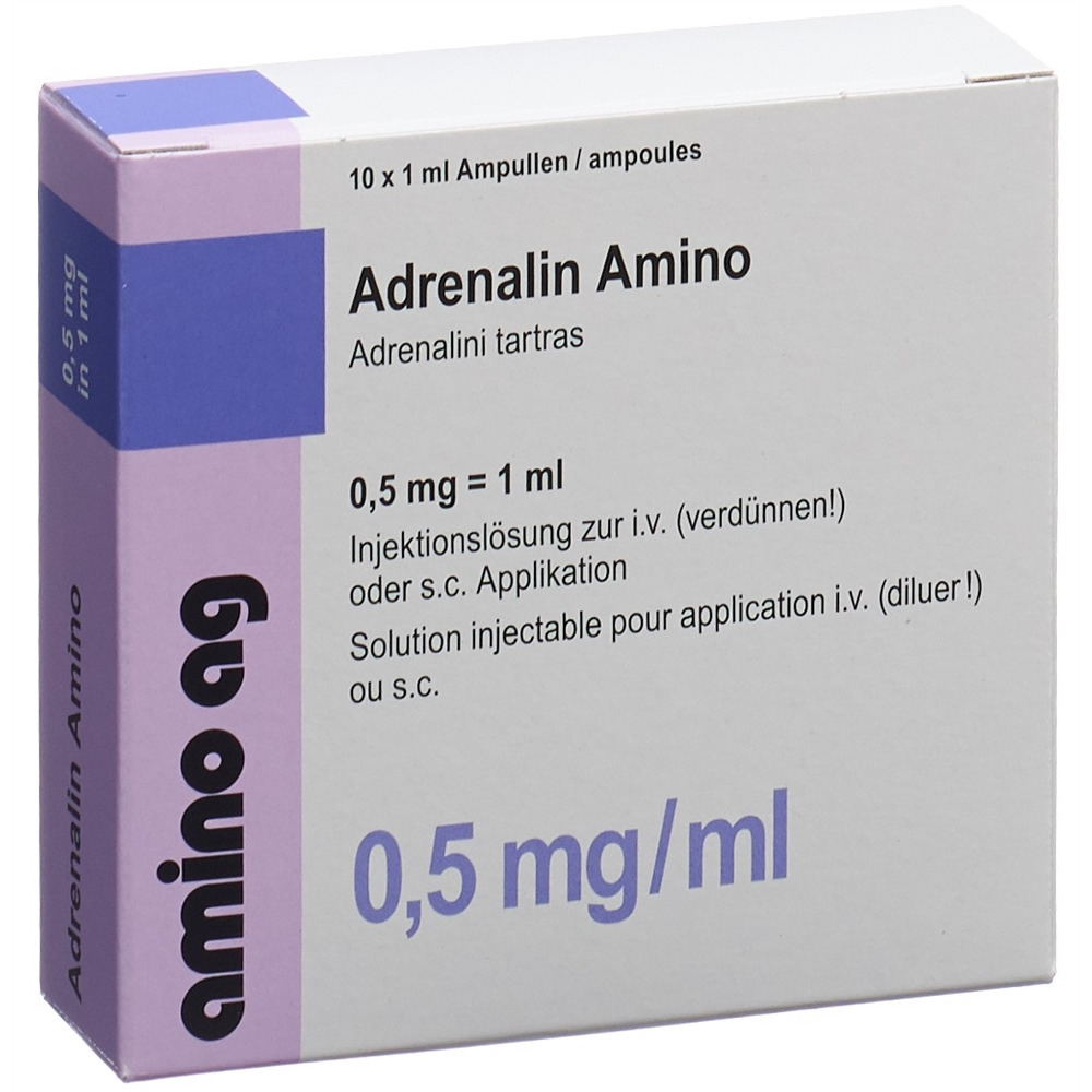 ADRENALINE Amino 0.5 mg/ml, Hauptbild