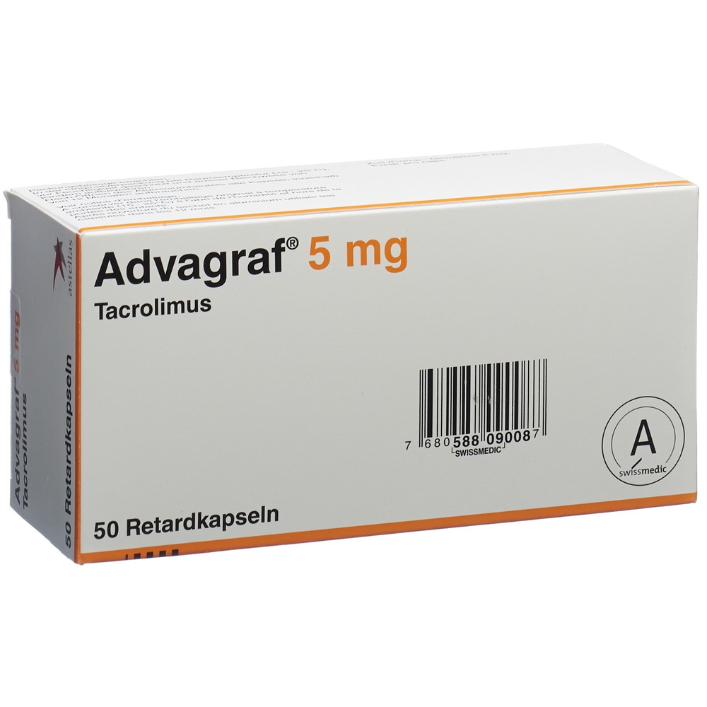 ADVAGRAF caps ret 5 mg blist 50 pce, image principale