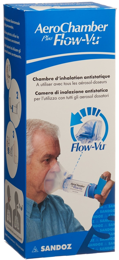 AEROCHAMBER PLUS Flow-Vu grand masque, image 4 sur 4