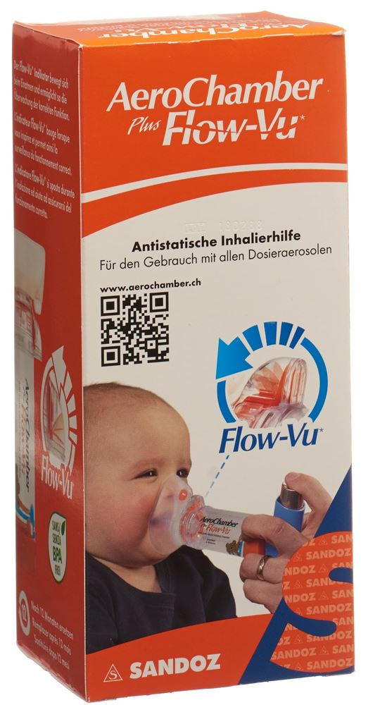 AEROCHAMBER PLUS Flow-Vu mit Maske (0-18 Monate)