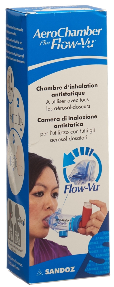 AEROCHAMBER PLUS Flow-Vu ohne Maske, Bild 4 von 4