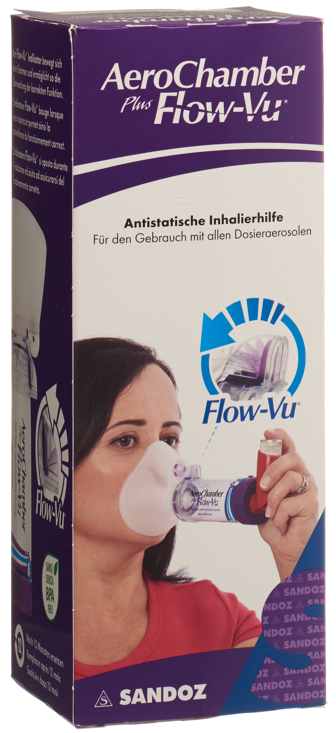 AEROCHAMBER PLUS Flow-Vu petit masque