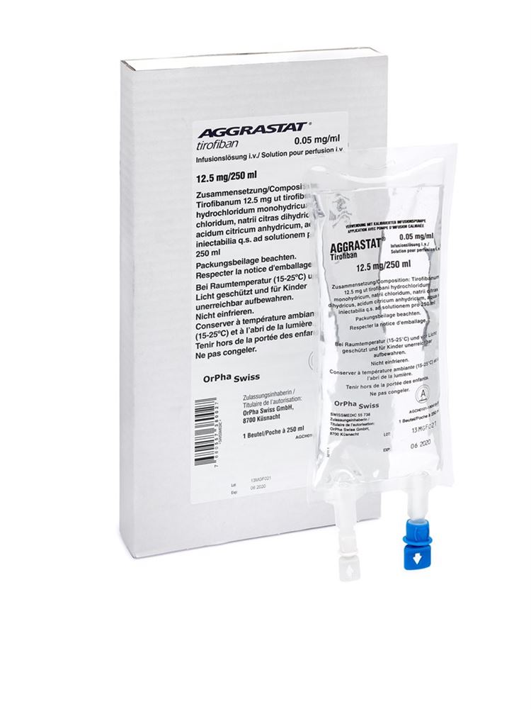 AGGRASTAT Inf Lös 12.5 mg/250ml Freeflex 250 ml, Hauptbild