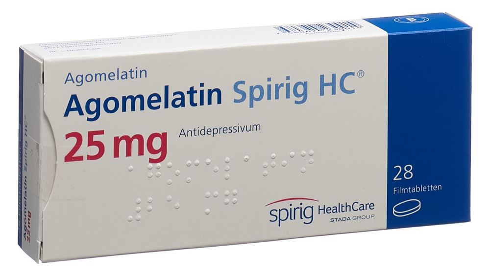 AGOMELATINE Spirig HC 25 mg