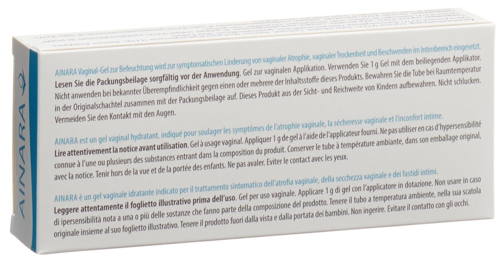 AINARA Gel Vaginal hydratant non hormonal, image 4 sur 4