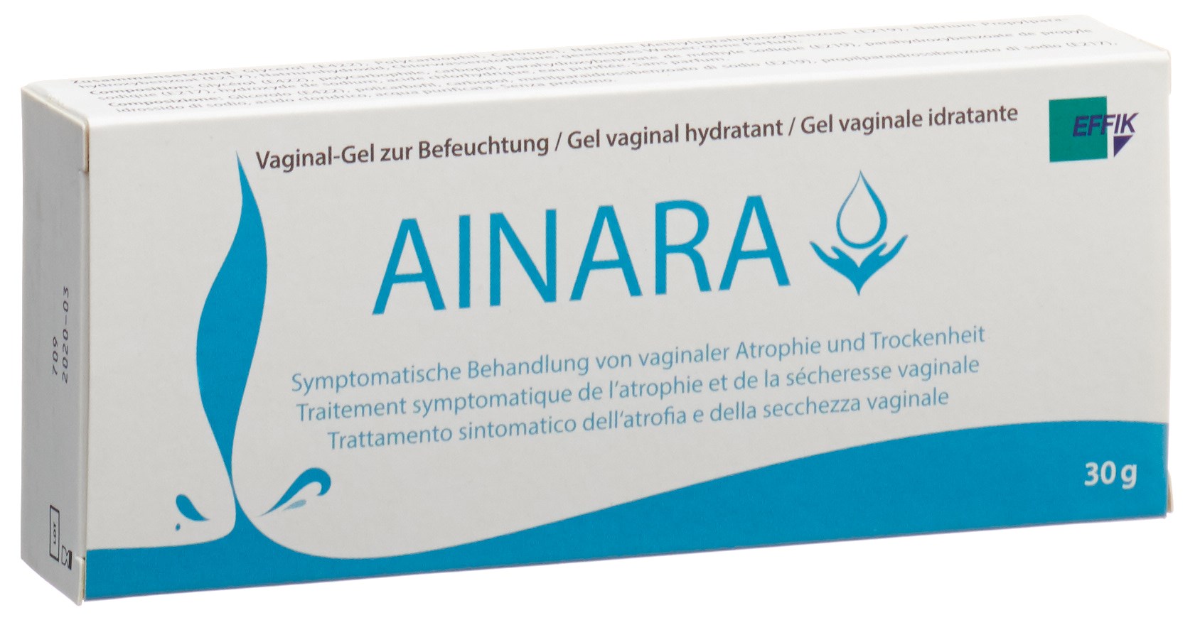 AINARA non hormonales Vaginalgel, Hauptbild