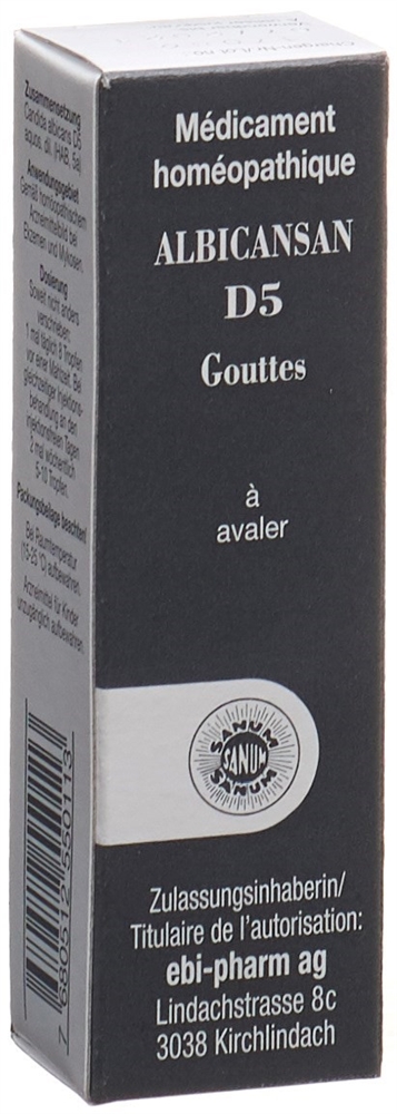 ALBICANSAN gouttes 5 D fl 10 ml, image 2 sur 2