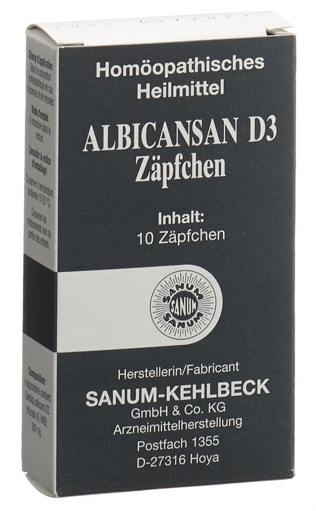 ALBICANSAN supp 3 D 10 pce