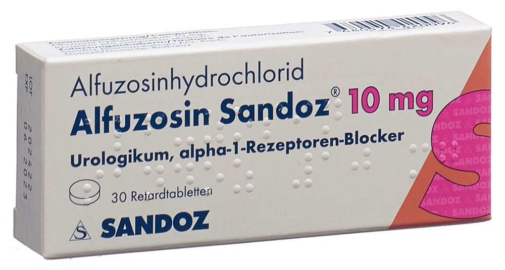 ALFUZOSINE Sandoz 10 mg, Hauptbild