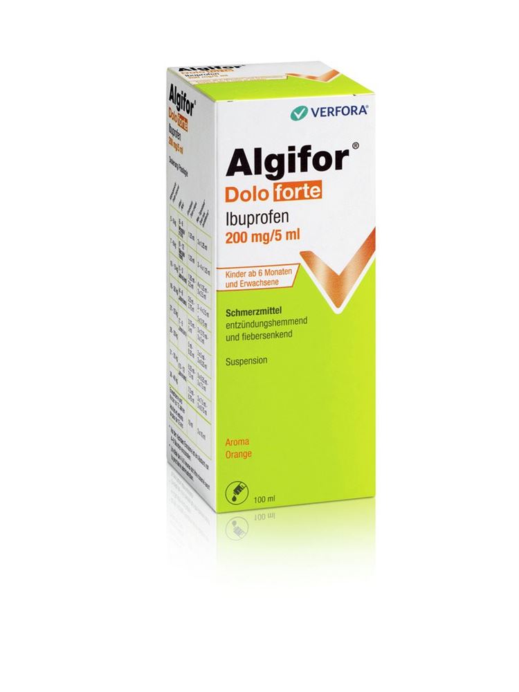 ALGIFOR Dolo forte 200 mg/5ml, Hauptbild