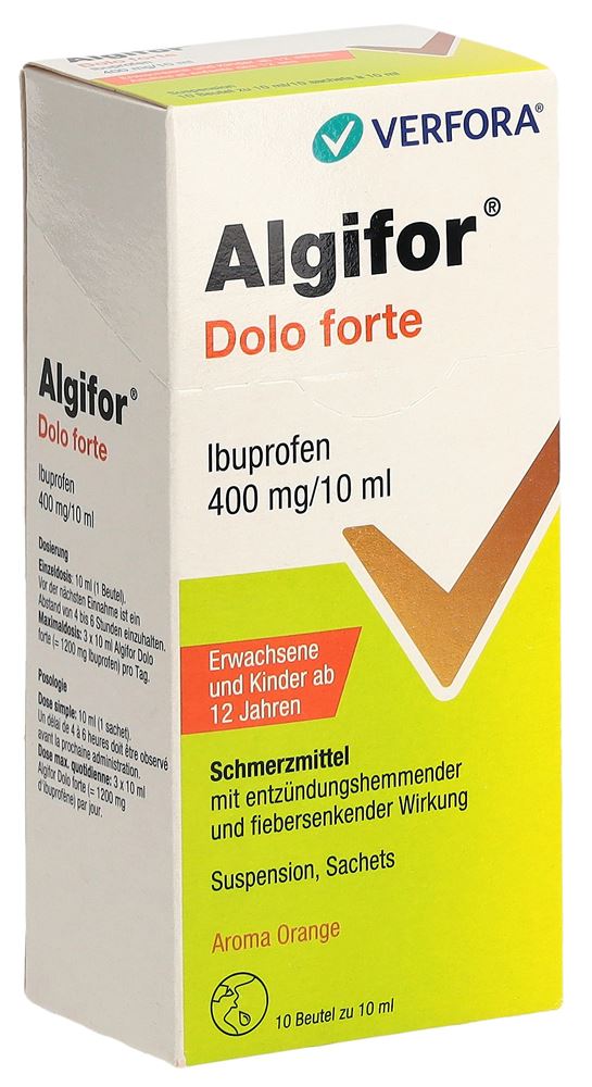 ALGIFOR Dolo forte 400 mg/10ml, image principale