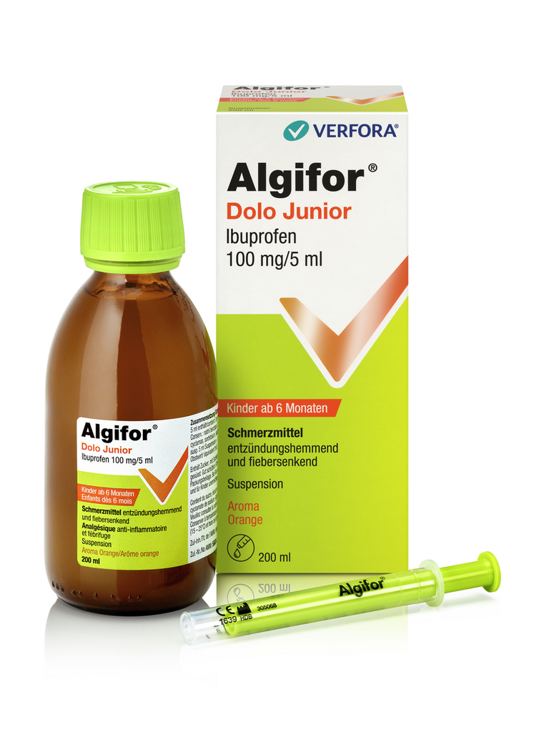 ALGIFOR Dolo Junior 100 mg/5ml, image 2 sur 3