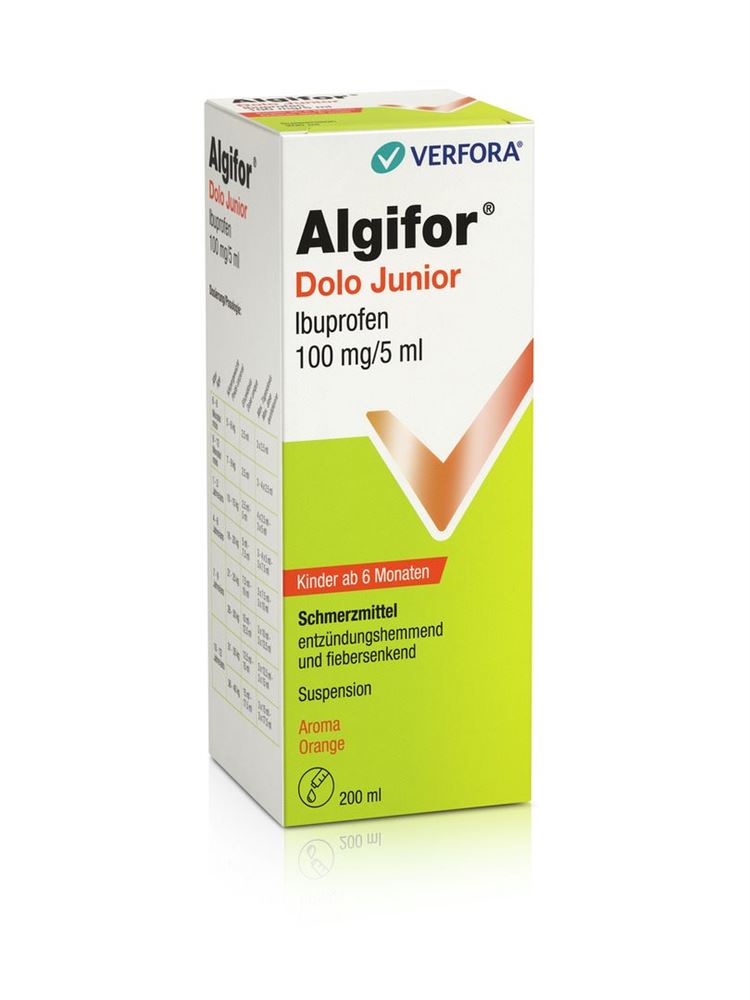 ALGIFOR Dolo Junior 100 mg/5ml