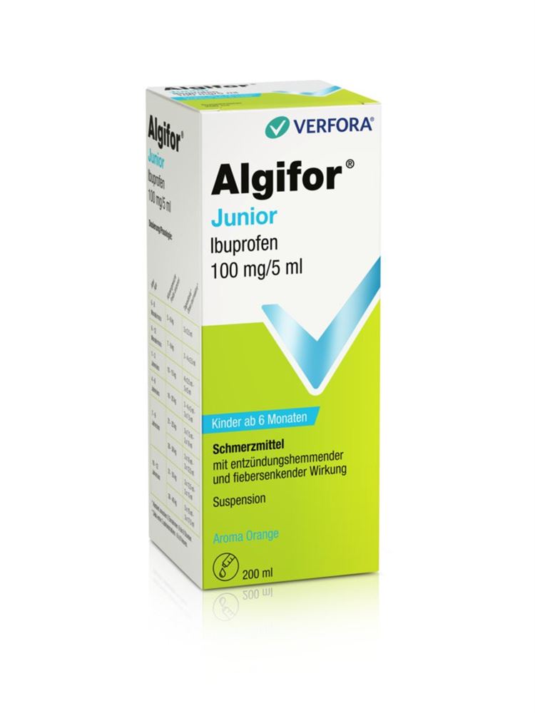 ALGIFOR Junior 100 mg/5ml