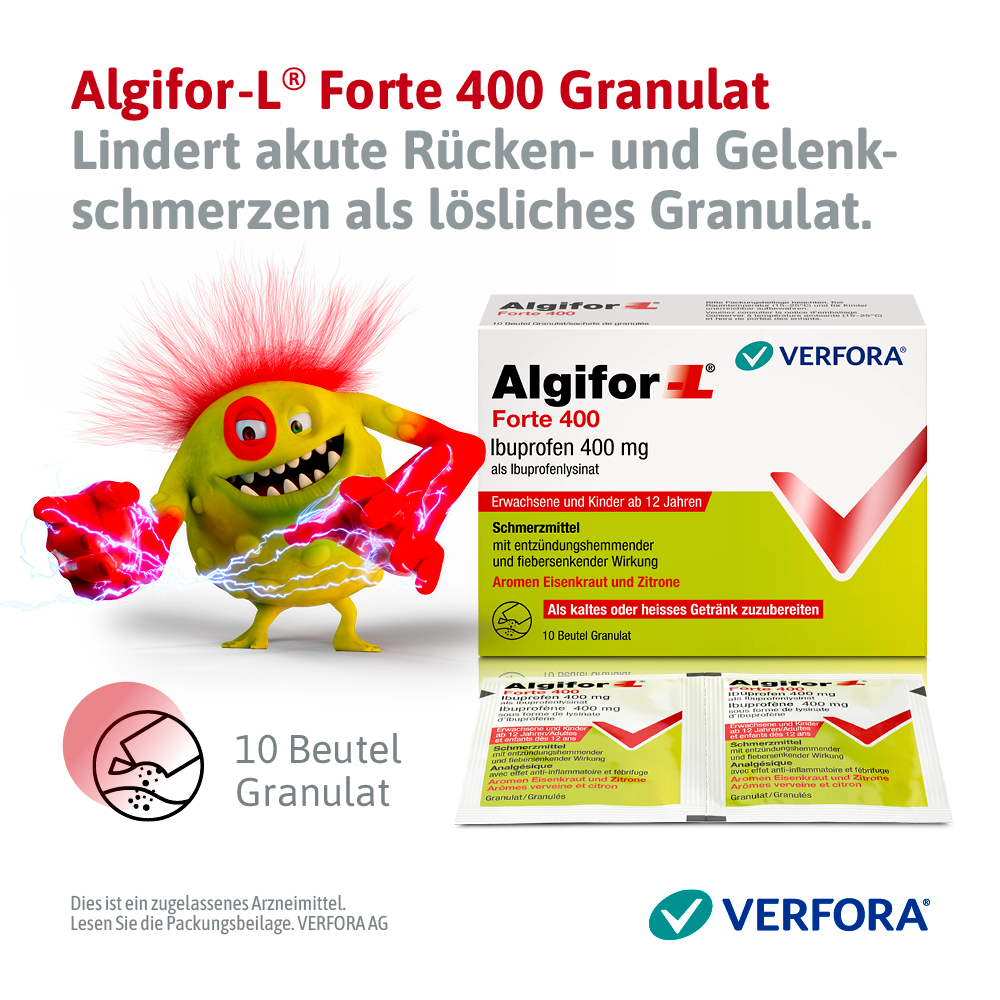 Algifor-L® forte Granulat 400 mg, Bild 3 von 6