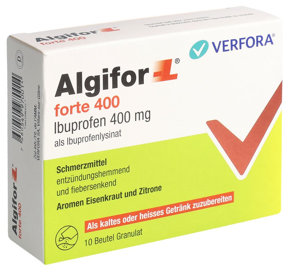 ALGIFOR forte 400 mg, image principale