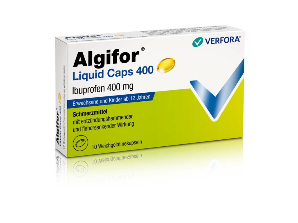 ALGIFOR Liquid Caps 400 mg, Hauptbild
