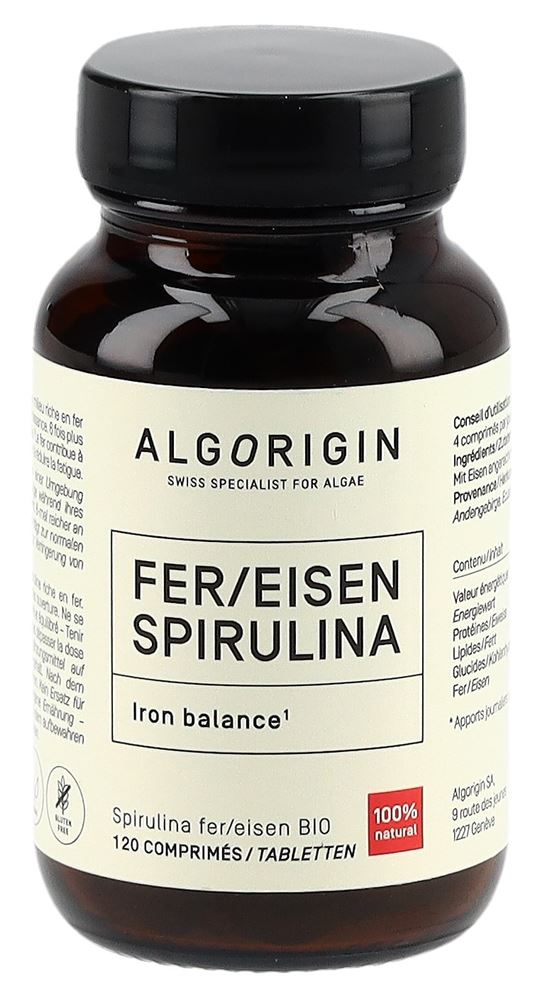 ALGORIGIN Spiruline Fer, image principale