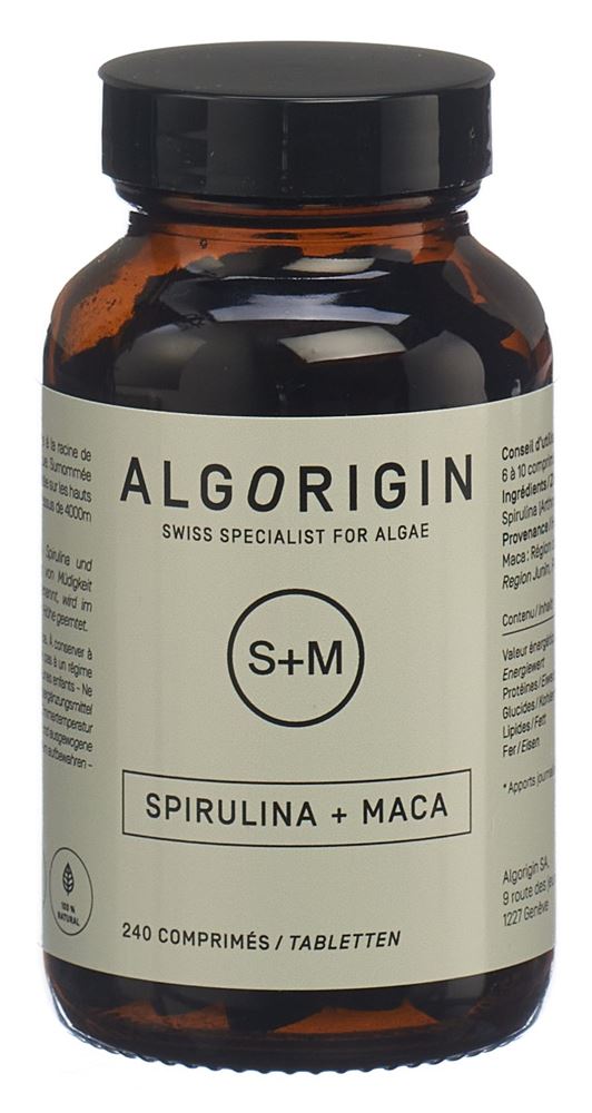 ALGORIGIN Spiruline + Maca, image principale