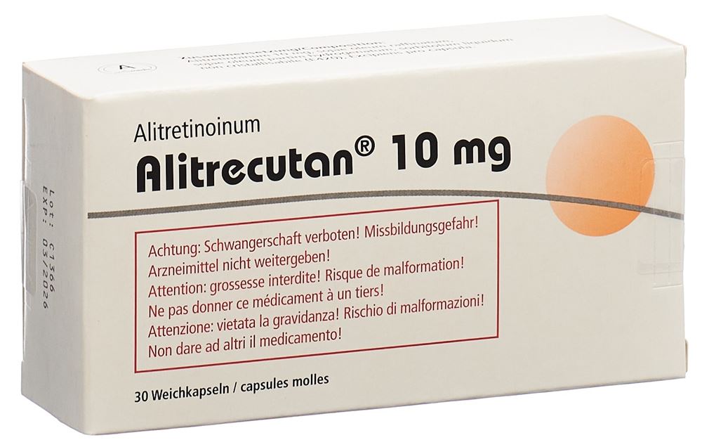 Alitrecutan Weichkaps 10 mg Blist 30 Stk
