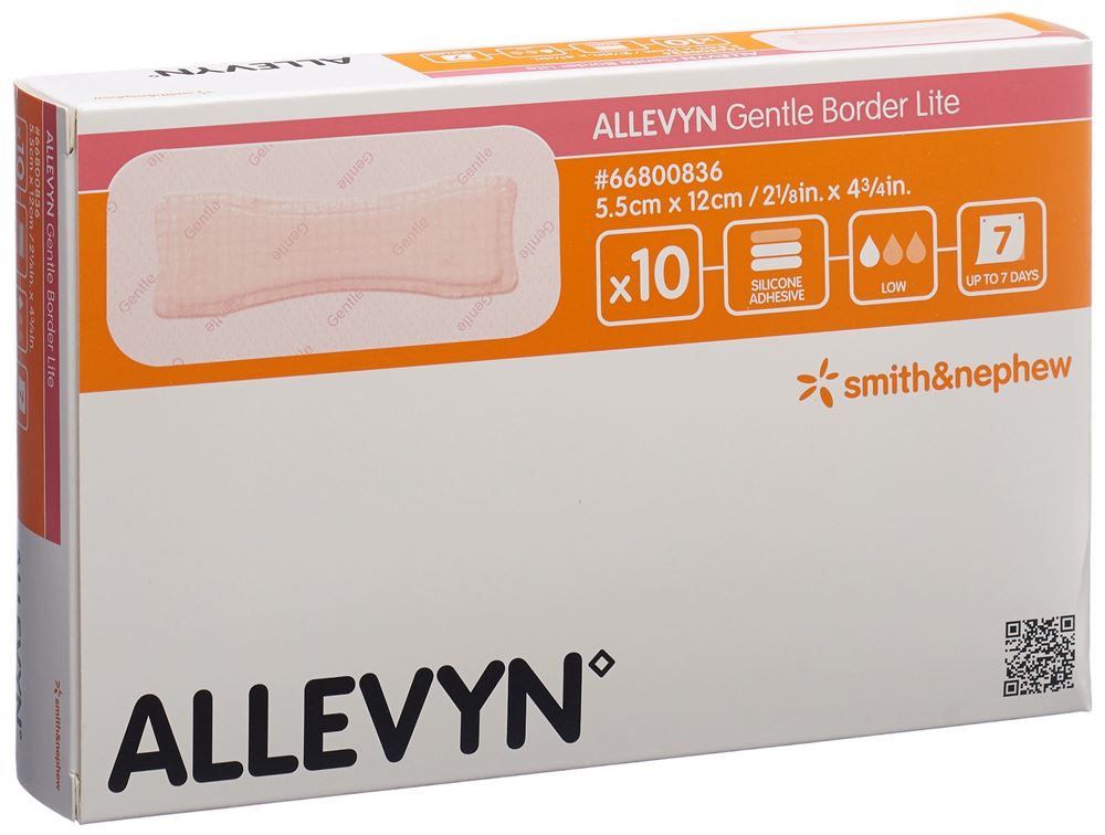 ALLEVYN 5.5x12cm 10 pce, image principale