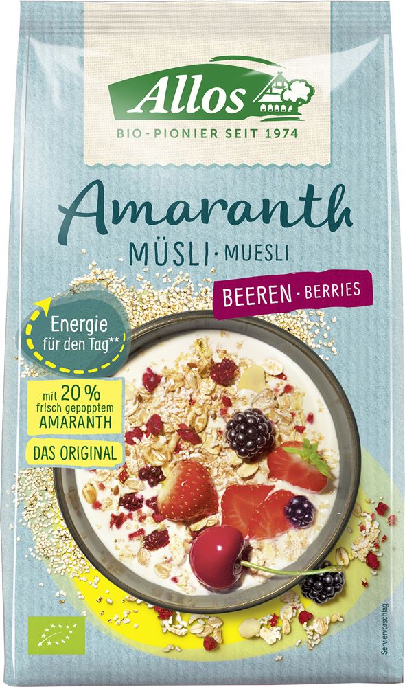 Allos Amaranth Müsli, Hauptbild Allos Amaranth Müsli, Hauptbild