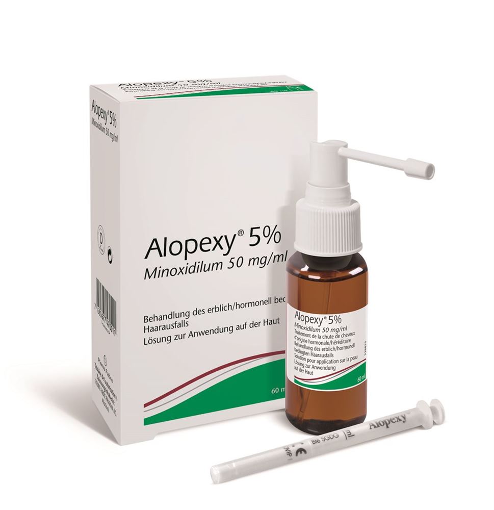 ALOPEXY Lös 5 % Spr 60 ml, Hauptbild