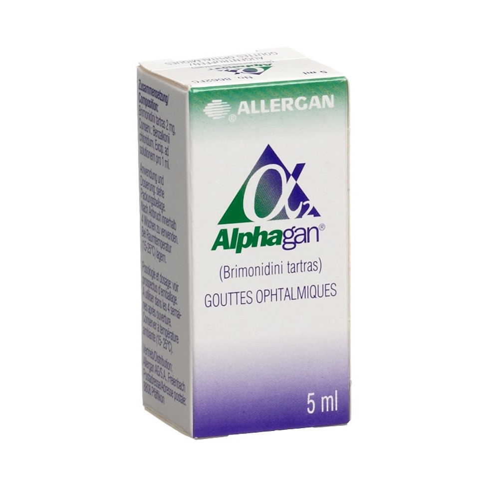 ALPHAGAN gtt opht 2 mg/ml fl 5 ml, image 2 sur 2