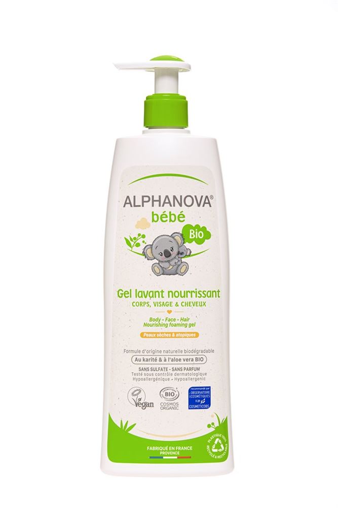 ALPHANOVA BB gel lavant nourrissant