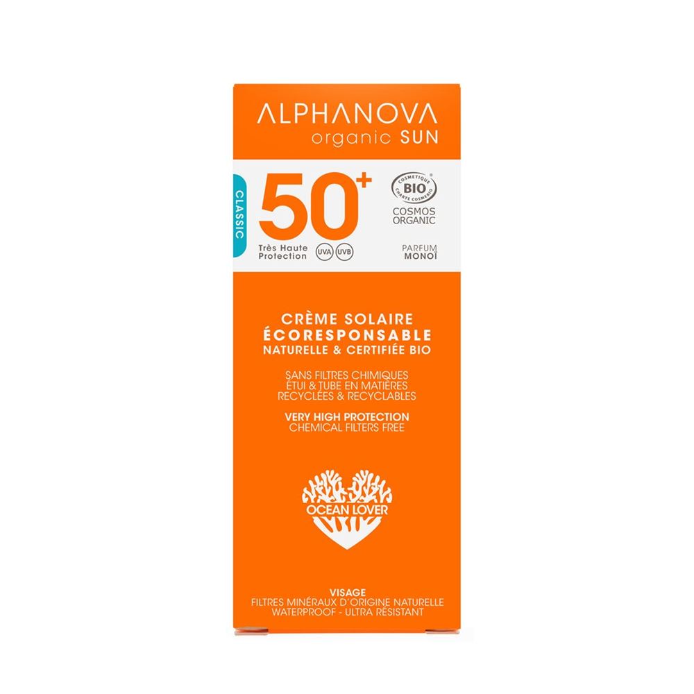 ALPHANOVA SUN crème solaire Monoï