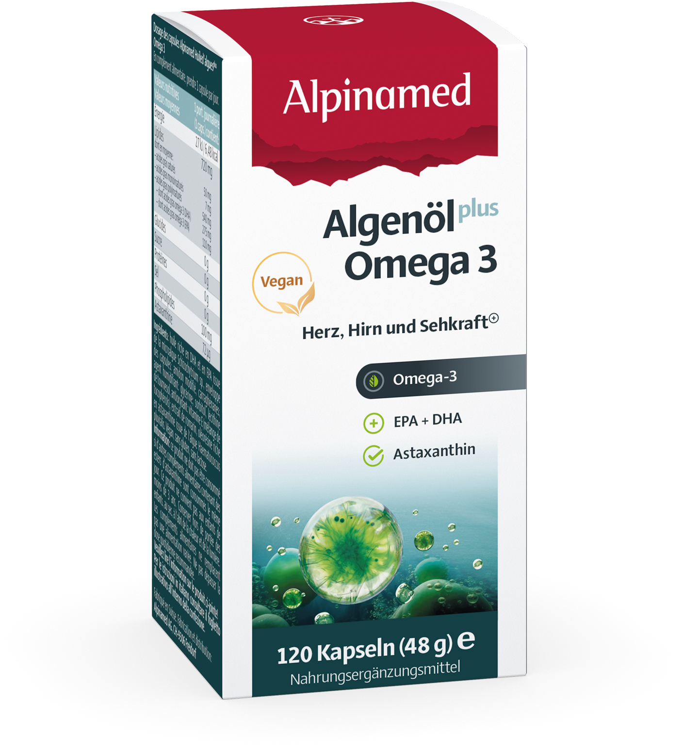 ALPINAMED Algenöl plus Omega 3, Hauptbild