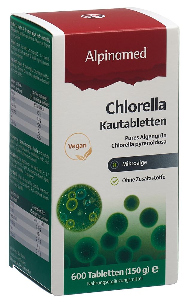 ALPINAMED Chlorella 250 mg, image principale