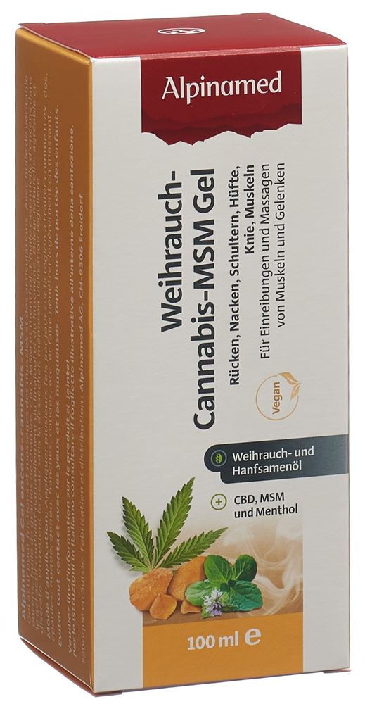 ALPINAMED Gel encens cannabis MSM