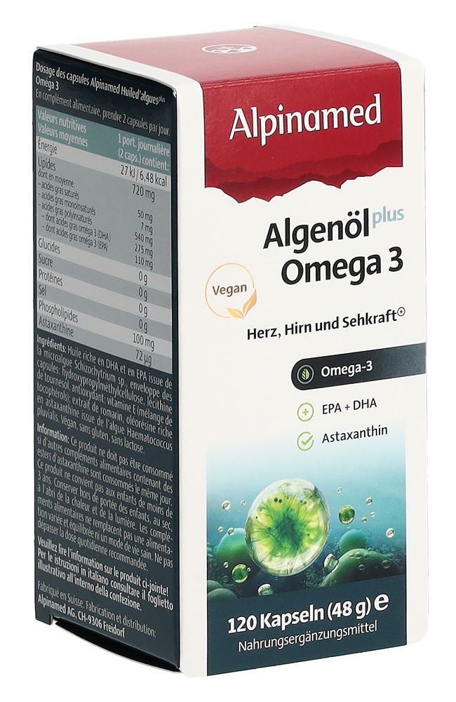 ALPINAMED huile d'algues plus omega 3