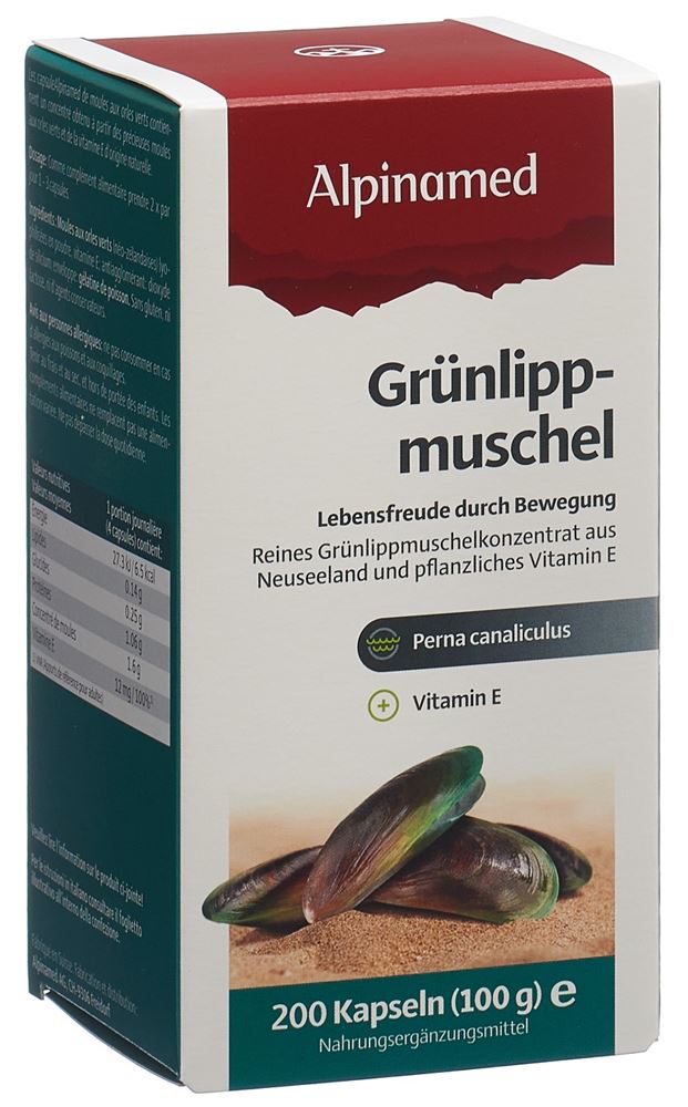 ALPINAMED Moule aux orles verts 400 mg, image principale