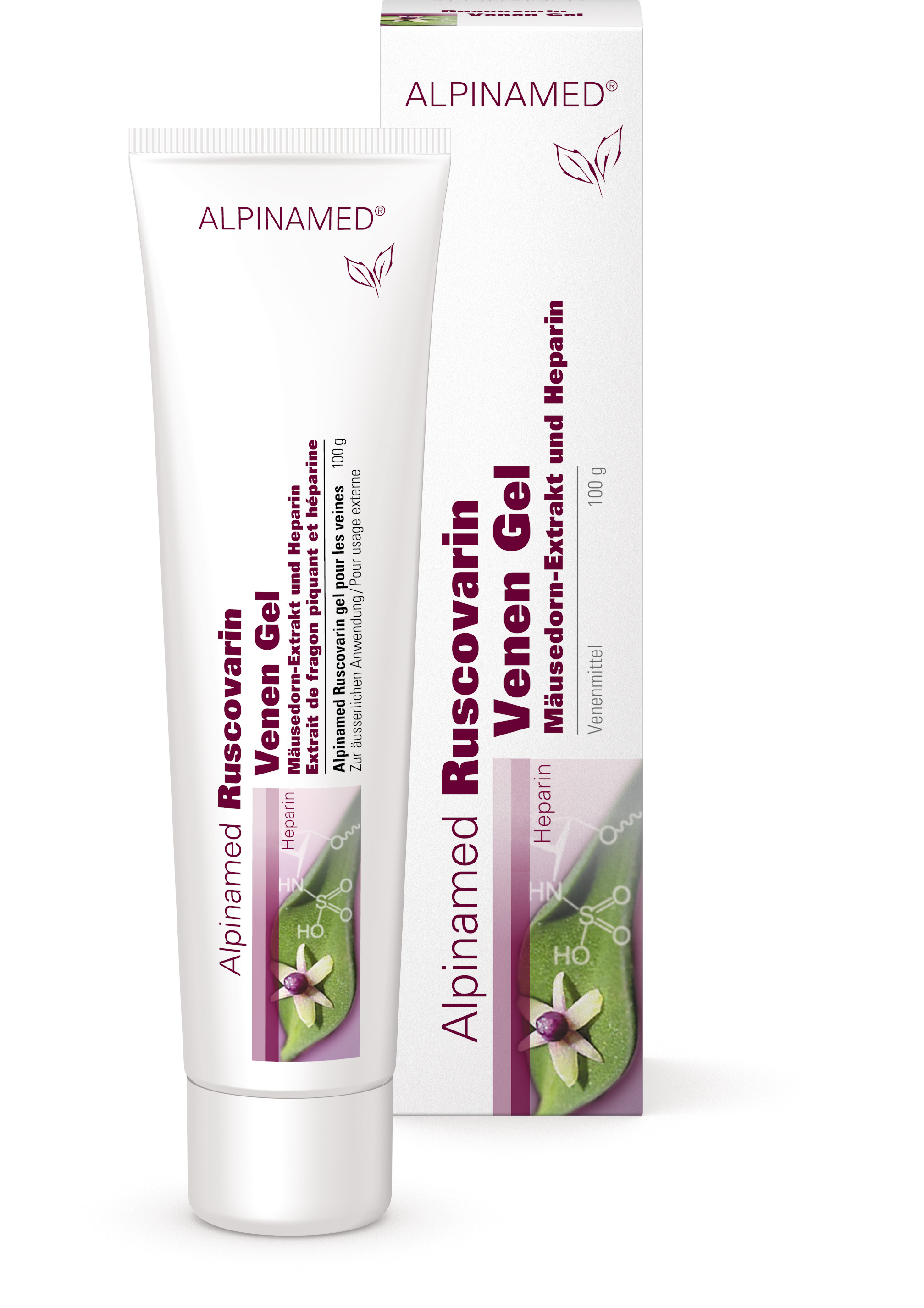 ALPINAMED Ruscovarin gel pour les veines, image principale