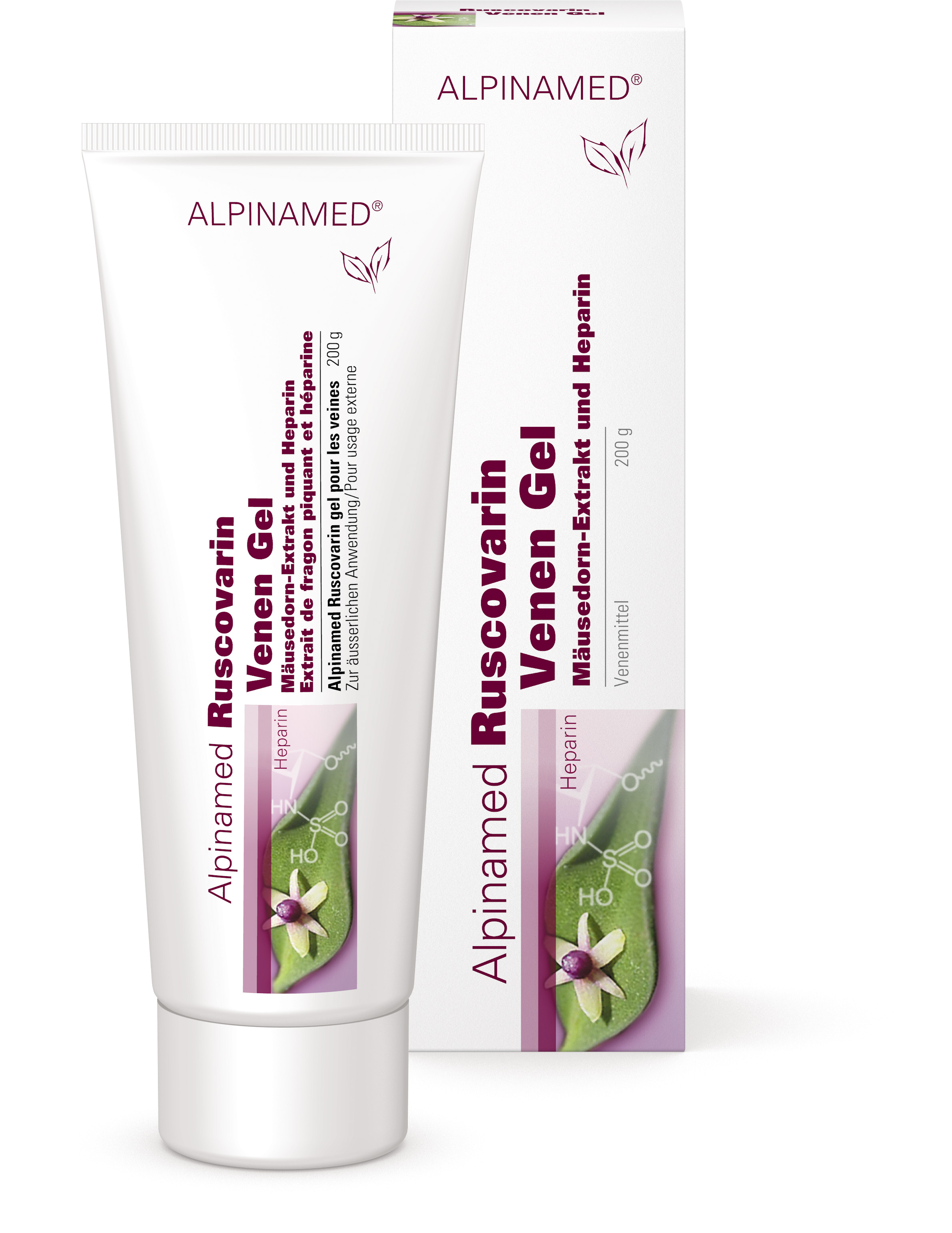 ALPINAMED Ruscovarin gel pour les veines, image principale